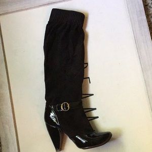 Marc Jacobs Cone Toe Pullover Runway Boots Heels